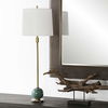 Bledel Brass Buffet Lamp, by Uttermost, 12" width x 36.25" height x 12" depth thumbnail 4