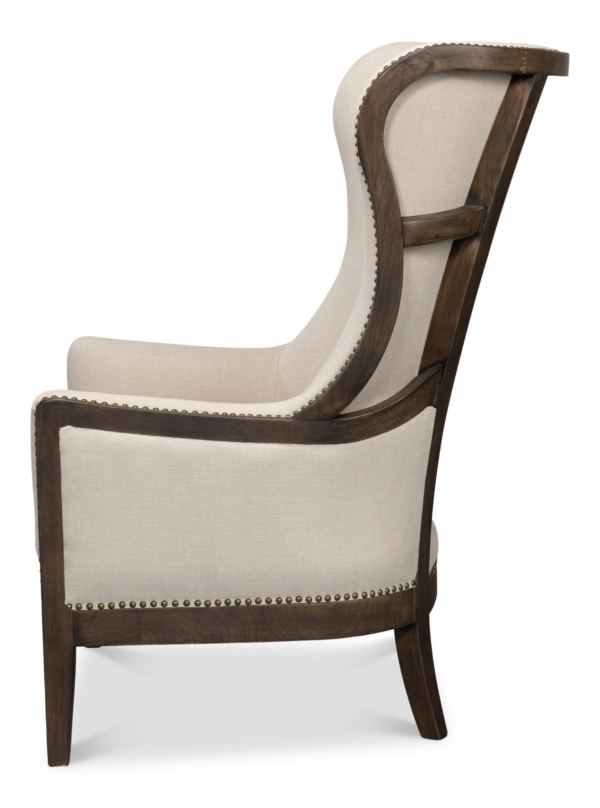 Nolan Chair, by Sarreid, 2'9" length x 2'7" width x 3'9" height View 9