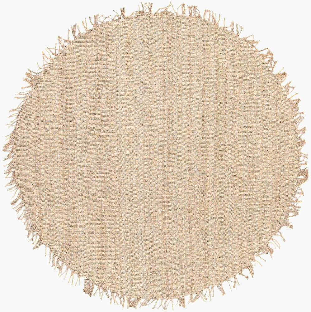 Jute Handmade Rug, by Surya, 8' length x 8' width