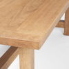 Suke Rectangular Natural Wood Trestle Dining Table thumbnail 8