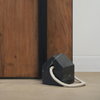 Raena Black Marble House Door Stopper, Decorative Object by Mercana, 4" length x 4" width x 4.75" height thumbnail 3