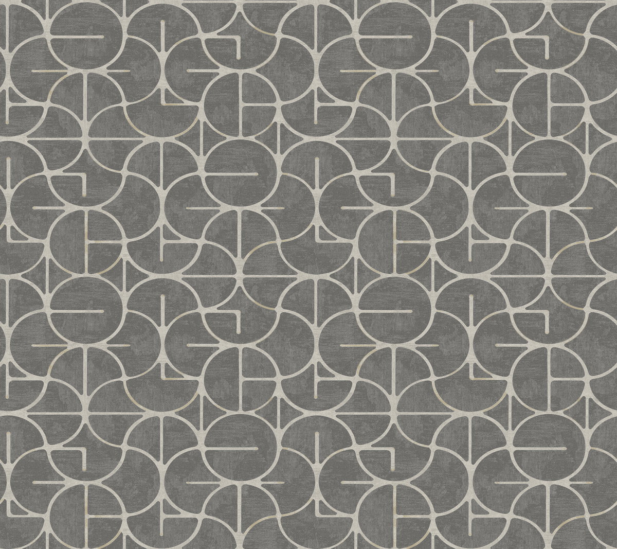 Looking Glass Charcoal Wallpaper, by York Wall, 27' length x 2'3" width x 0.02" depth View 2
