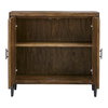 Pinstripe Tambour 2 Door Cabinet, Furniture by Uttermost, 36" width x 34.25" height x 14" depth thumbnail 6