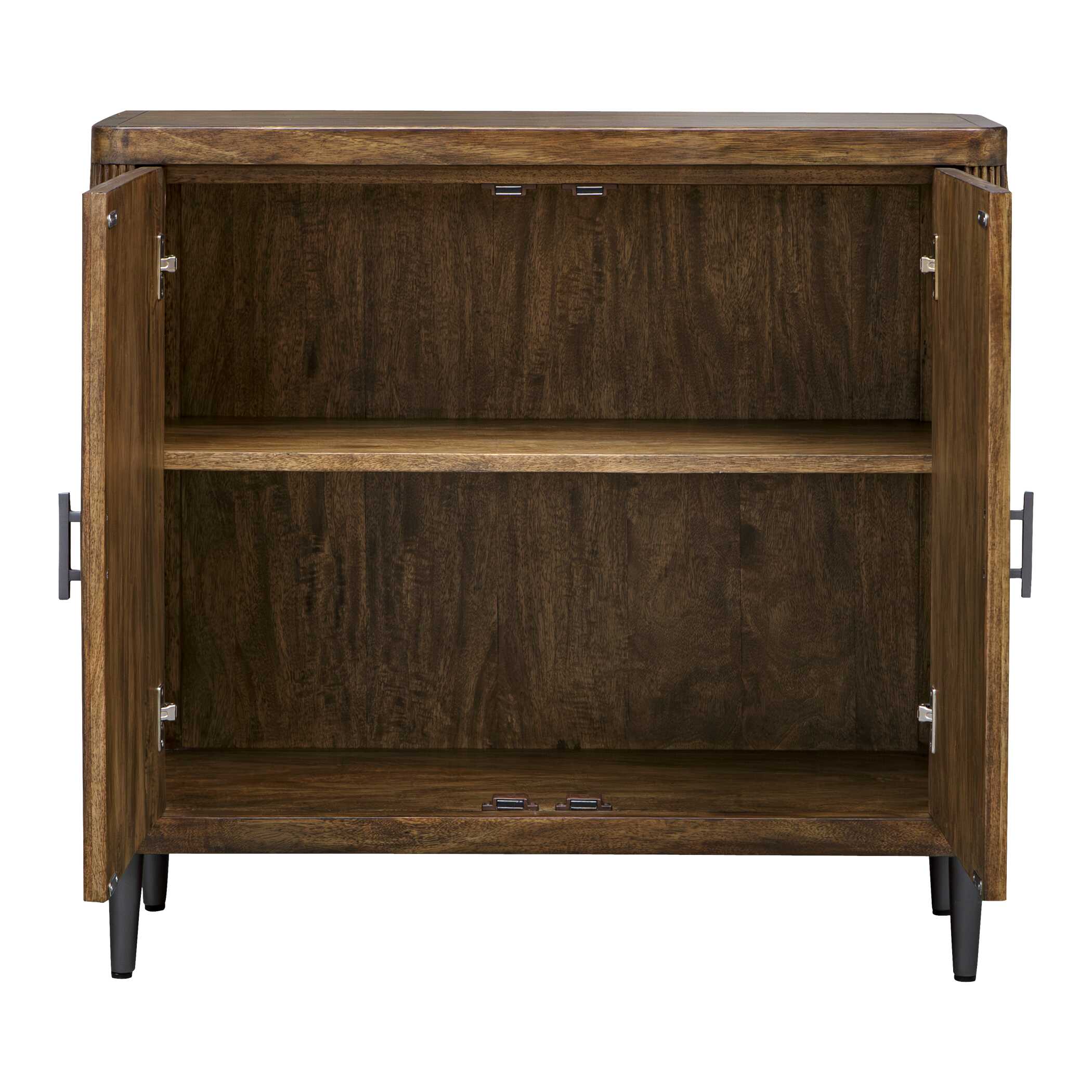 Pinstripe Tambour 2 Door Cabinet large image 