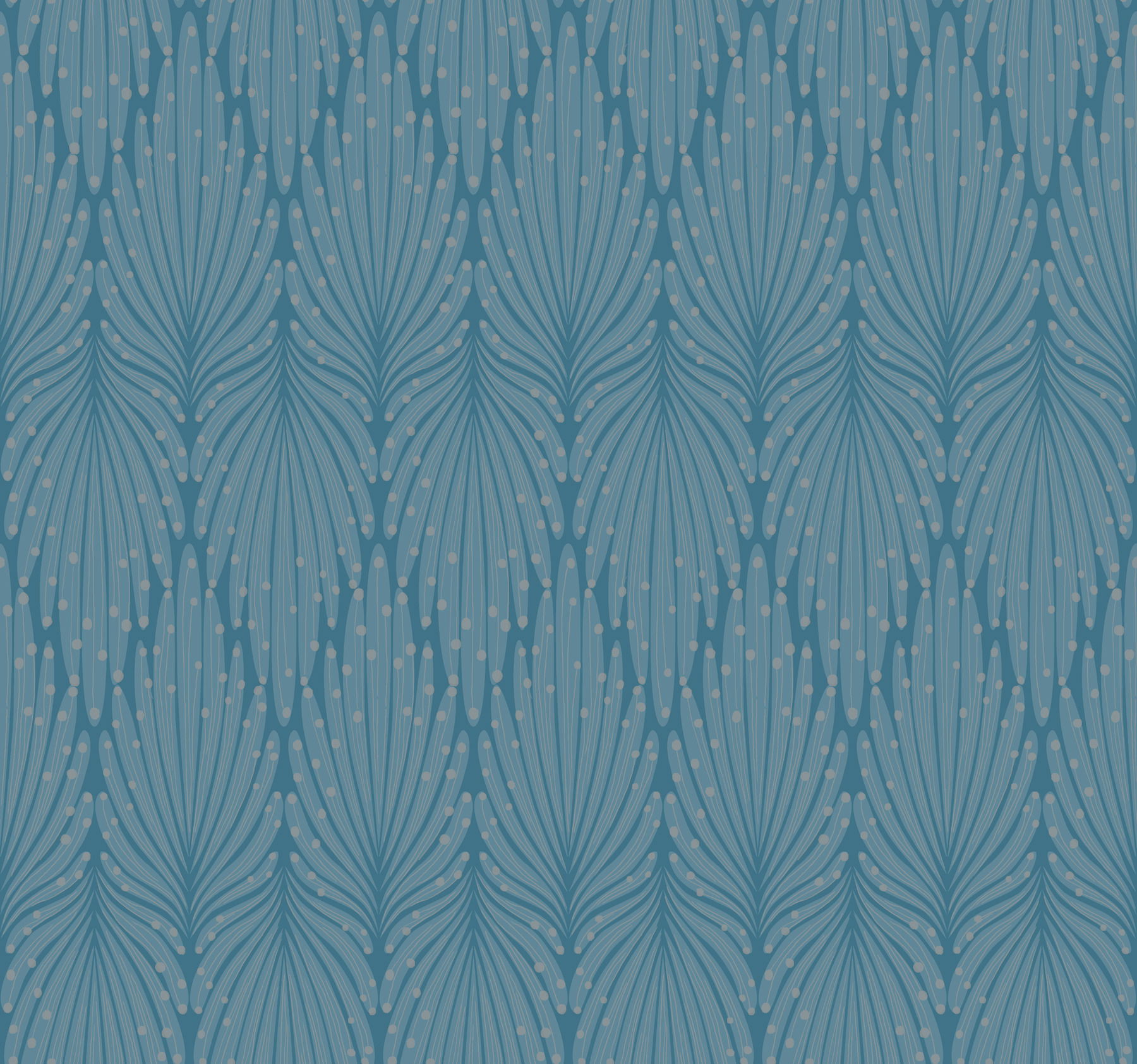 CafÃ© Society Blue Wallpaper, by York Wall, 27' length x 2'3" width x 0.02" depth View 1