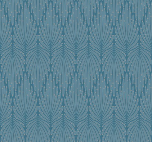 CafÃ© Society Blue Wallpaper