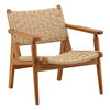Parley Outdoor Occasional Chair Natural, Accent Chair by Dovetail, 29.13" width x 30.12" height x 29.5" depth thumbnail 1