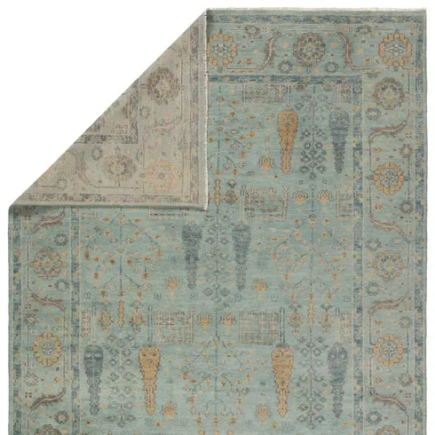 Jaipur Living Rehema SLN22 Handknotted Floral Blue Area Rug (8