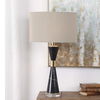 Alastair Black Marble Table Lamp, by Uttermost, 16" width x 29.62" height x 10" depth thumbnail 8