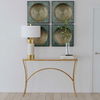 Alayna Gold Console Table thumbnail 3