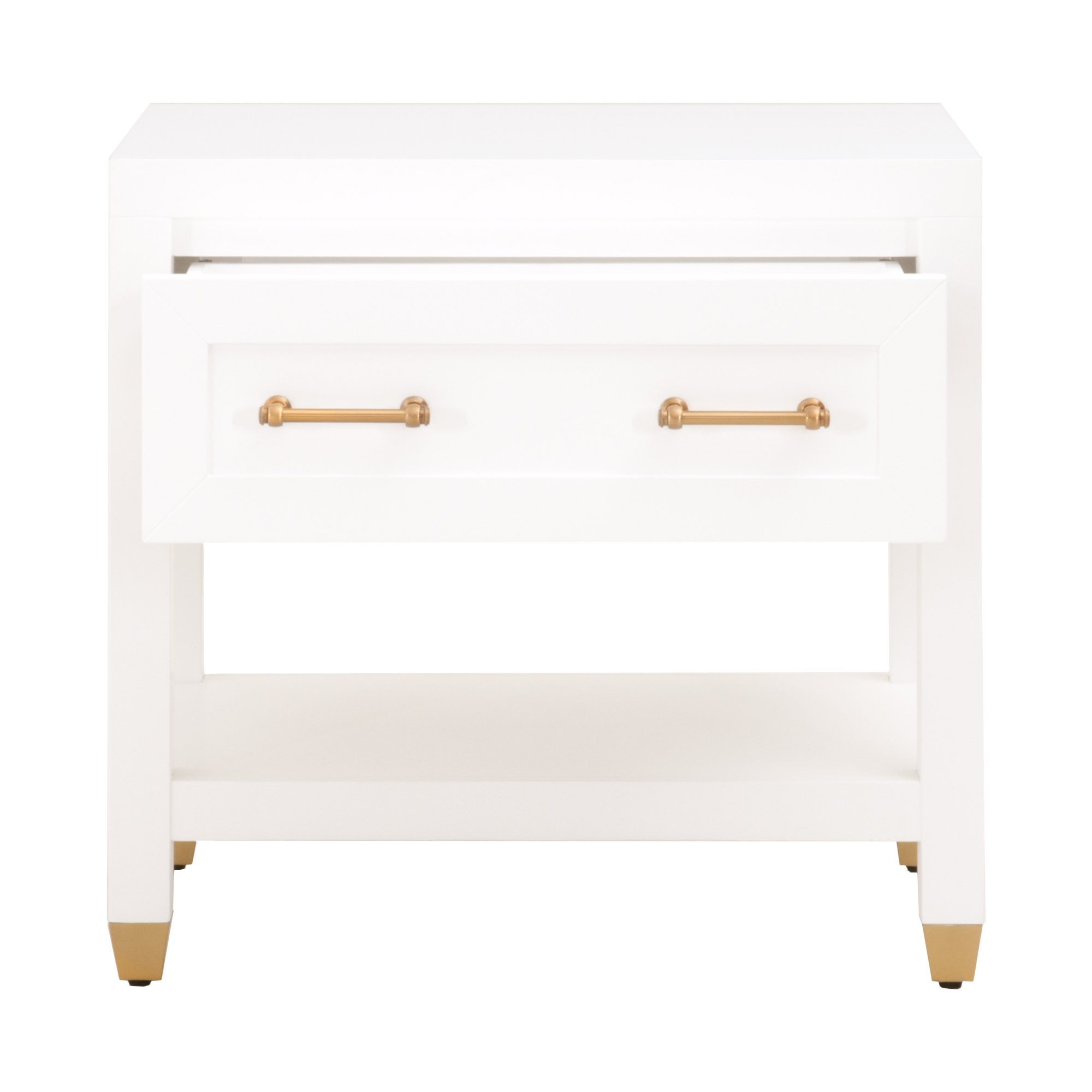 Stella 1-Drawer Nightstand, by Essentials for Living, 28" width x 27" height x 17.75" depth View 2