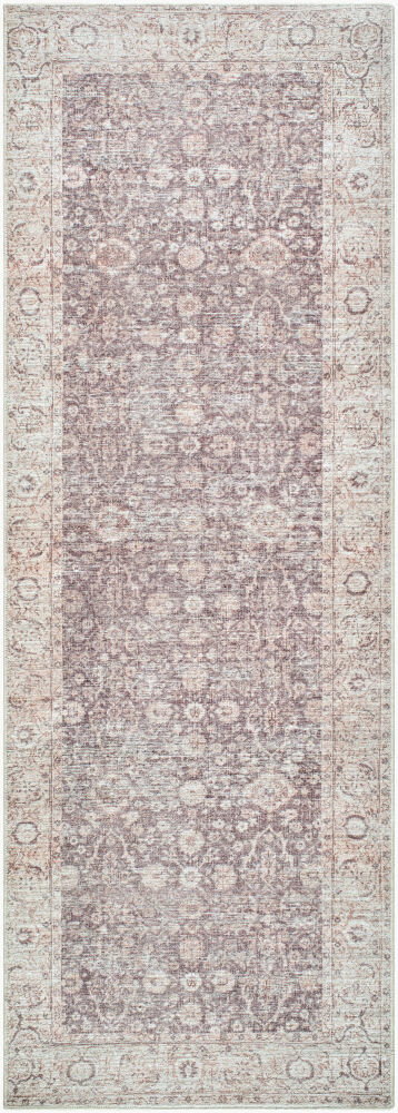 Spokane Machine Woven Rug, by Surya, 7'2.61" length x 2'6.31" width