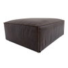 Form Ottoman Espresso Brown Leather, by Moe's Home, 31" width x 16.5" height x 40.5" depth thumbnail 2