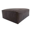 Form Ottoman Espresso Brown Leather thumbnail 1