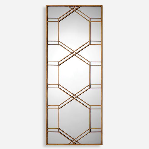 Kennis Gold Leaf Leaner Mirror