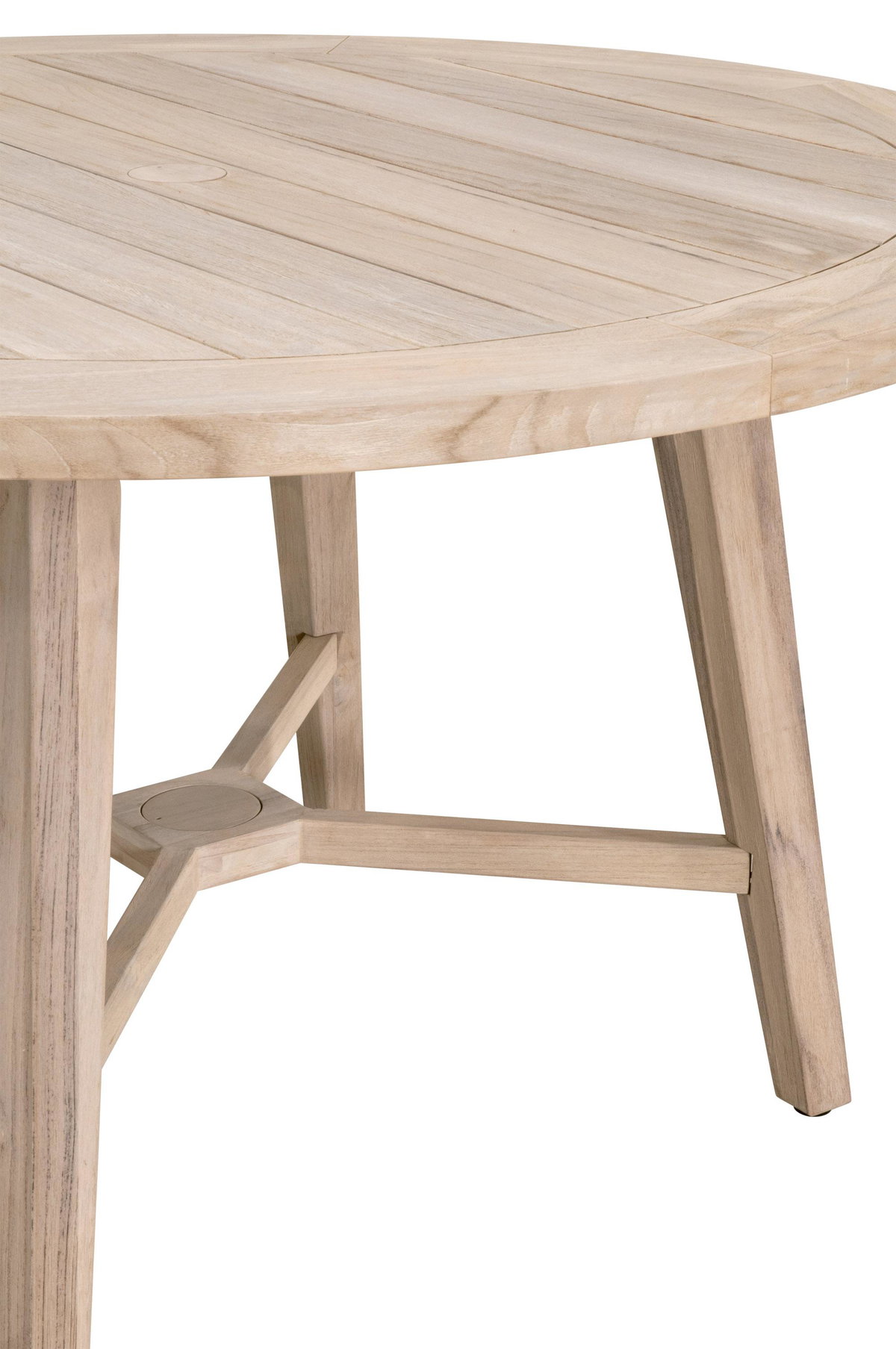 Carmel Outdoor 54' Round Dining Table, by Essentials for Living, 53.75" width x 30" height x 53.75" depth View 8