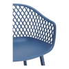 Piazza Outdoor Chair Blue - Set Of Two, by Moe's Home, 1'11.5" width x 2'7.5" height x 1'10.5" depth thumbnail 8