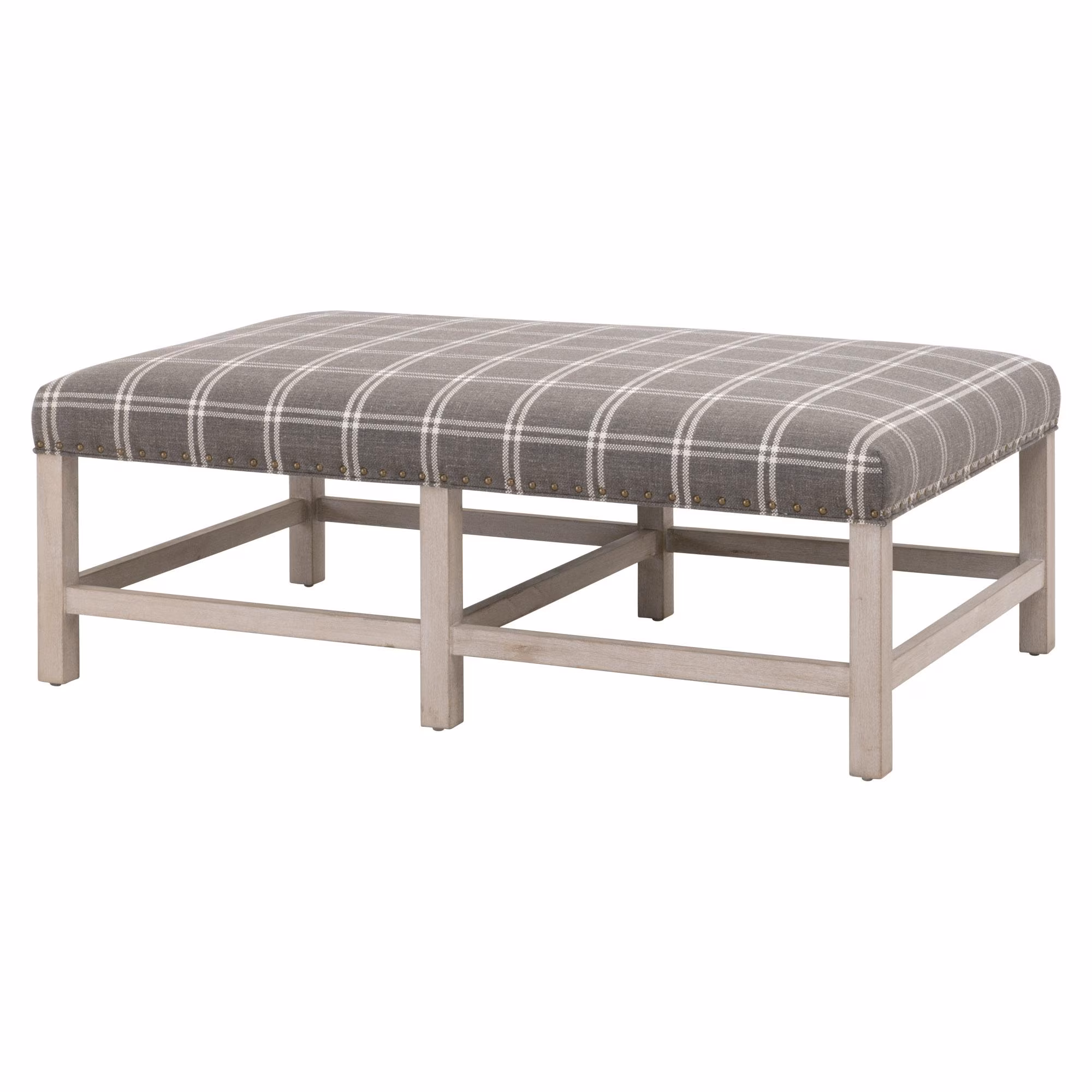 Blakely Upholstered Coffee Table, by Essentials for Living, 52" width x 19" height x 31.5" depth View 2