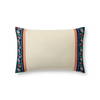 Rifle Paper Co. x Loloi Delphine Stripe Pillow, Decorative Pillow, 13" length x 21" width thumbnail 1