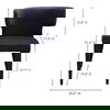 Jennaya Dining Chair Black thumbnail 10
