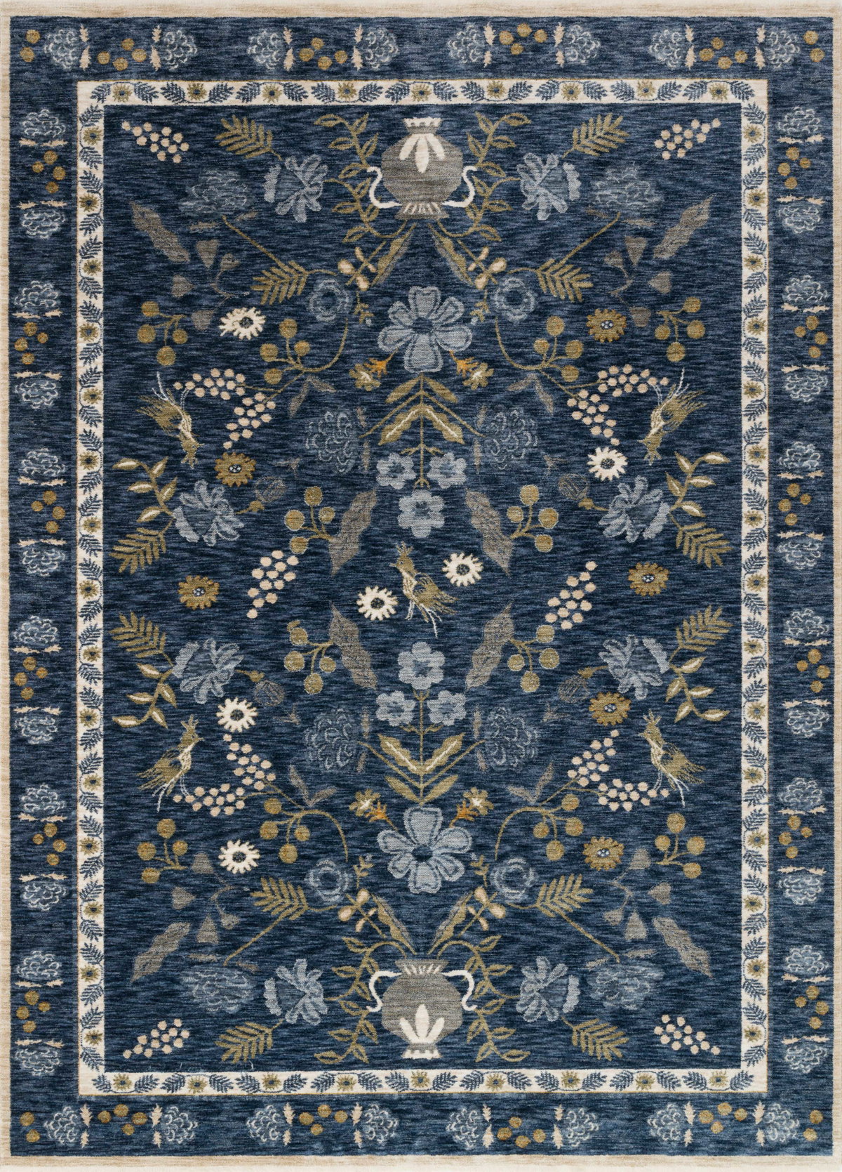 Rifle Paper Co. x Loloi Kismet Rug, 1'6" length x 1'6" width View 1