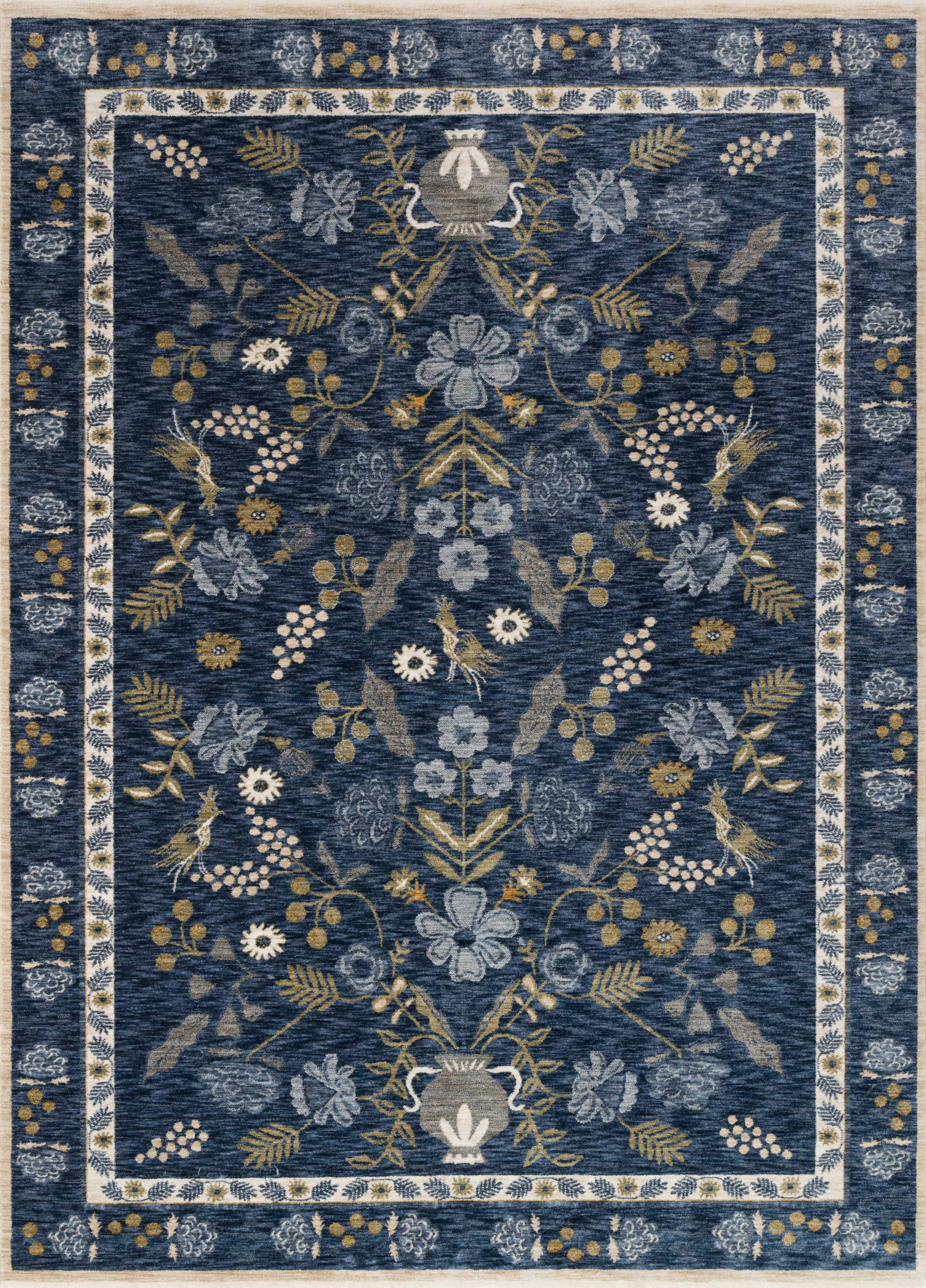 Rifle Paper Co. x Loloi Kismet Rug, 5' length x 7'9" width