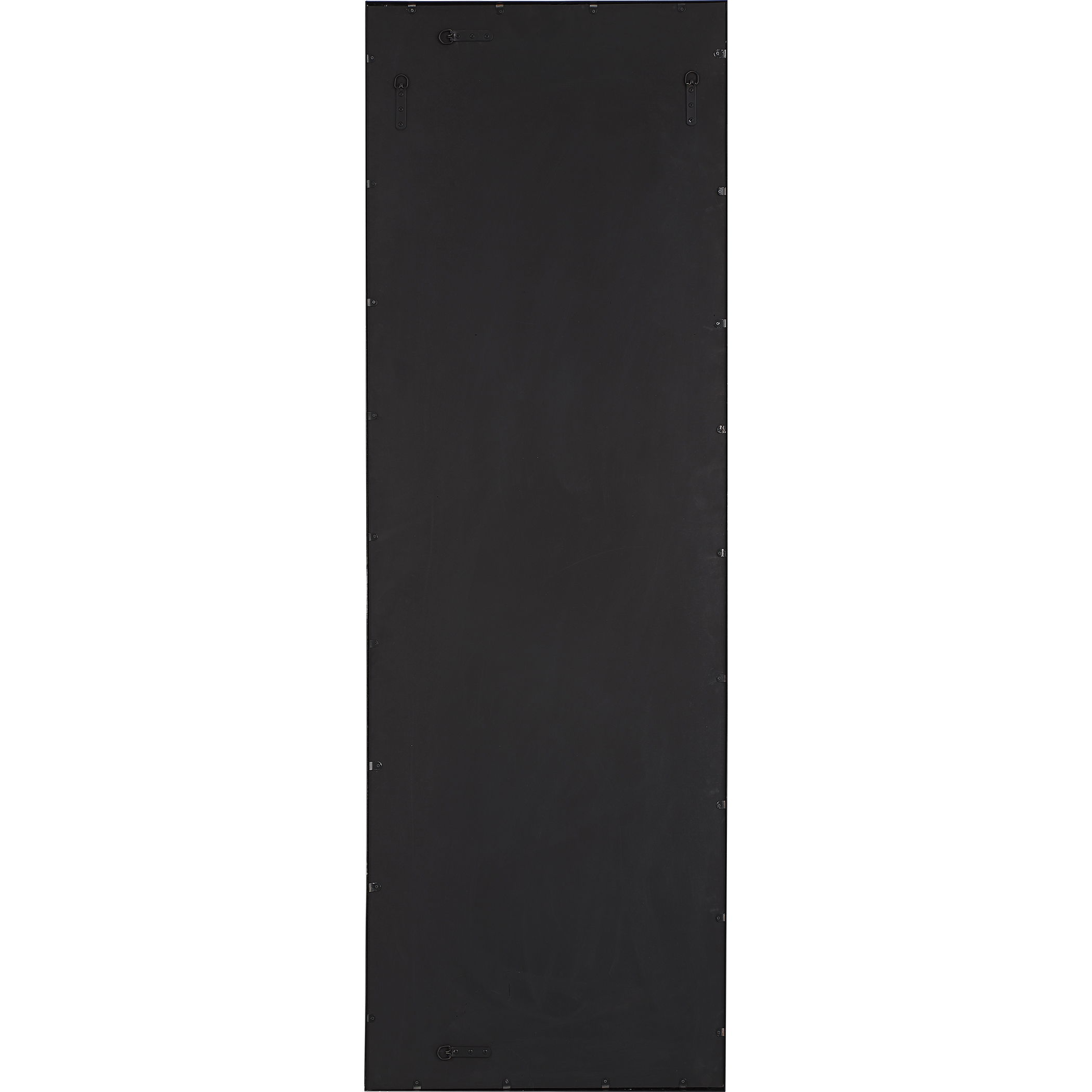 Kahn Oversized Black Rectangular Mirror, by Uttermost, 24" width x 72" height x 2.62" depth View 7
