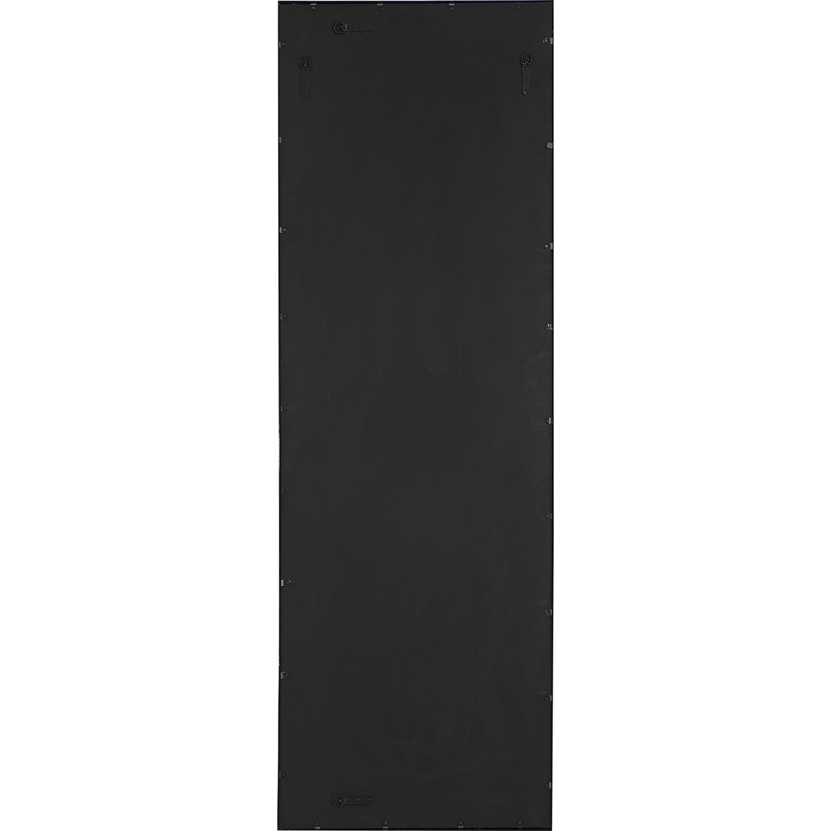 Kahn Oversized Black Rectangular Mirror, by Uttermost, 24" width x 72" height x 2.62" depth View 7