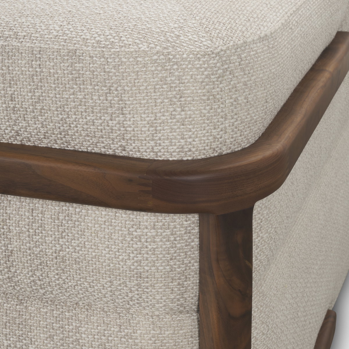 Warner Oatmeal 3 Piece Sofa Set with Corner Piece, Sectional Sofa by Mercana, 140" length x 113" width x 32.68" height View 7