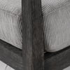 Brunei Modern Gray Accent Chair thumbnail 7