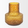 Jolene 7' Amber Waterglass Glass Vase, by Mercana, 6.3" length x 6.3" width x 7.2" height thumbnail 5