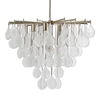 Goccia 6 Light Tear Drop Glass Pendant, Ceiling Light by Uttermost, 28.75" width x 23" height x 28.75" diameter x 28.75" depth thumbnail 3