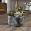 Alverio Desert Garden Succulents, Artificial Plants & Flower by Uttermost, 9.25" width x 9.5" height x 10.75" depth thumbnail 3
