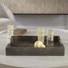 Wessex Gray Tray, Decorative by Uttermost, 19" width x 2.5" height x 14" depth thumbnail 3