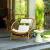 Savitri Outdoor Side Table, Side & End Table by Dovetail, 16" width x 17.5" height x 16" depth thumbnail 4