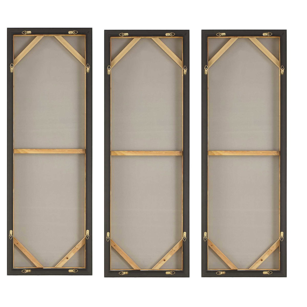 Smoke Break Hand Painted Modern Art Set/3, Painting by Uttermost, 21" width x 61" height x 2" depth View 7