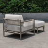 Borneo White Cushion Outdoor Ottoman, by Uttermost, 2'1.95" width x 1'4.5" height x 1'10" depth thumbnail 5