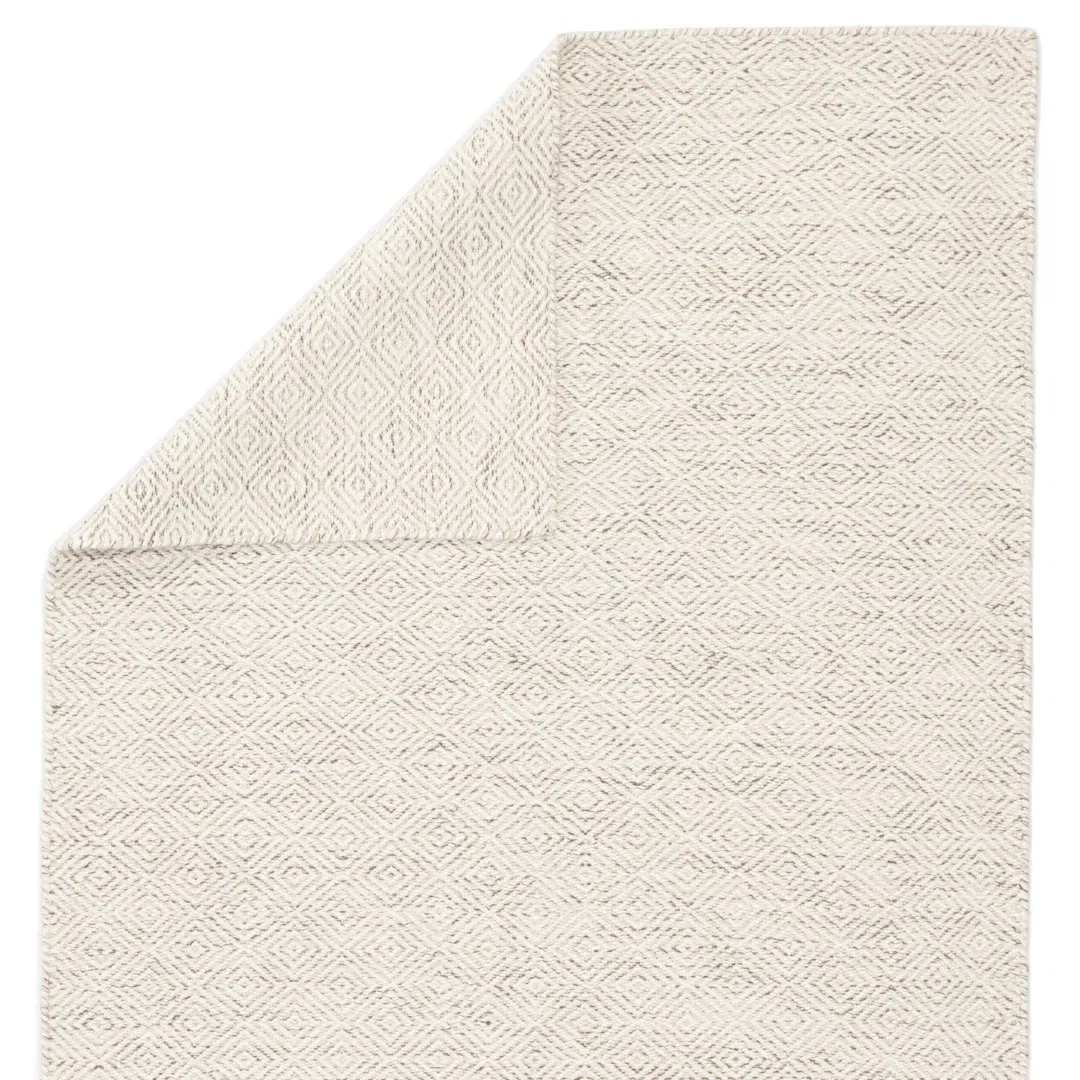 Fifer Handwoven Flatweave Wool Ivory Area Rug large image 