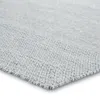 Provence Geometric Hand-Woven Wool Light Blue/Ivory Area Rug thumbnail 2