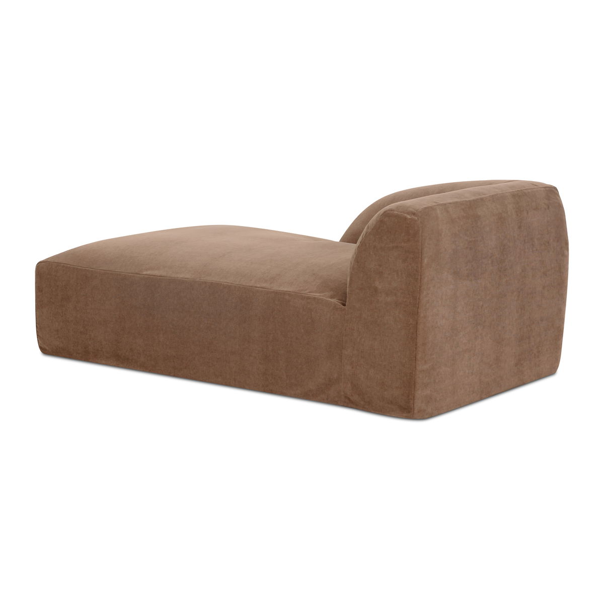 Isla Left Arm Facing Chaise Mocha, Chaise Lounges & Daybed by Moe's Home, 44" width x 29.9" height x 76.3" depth View 2