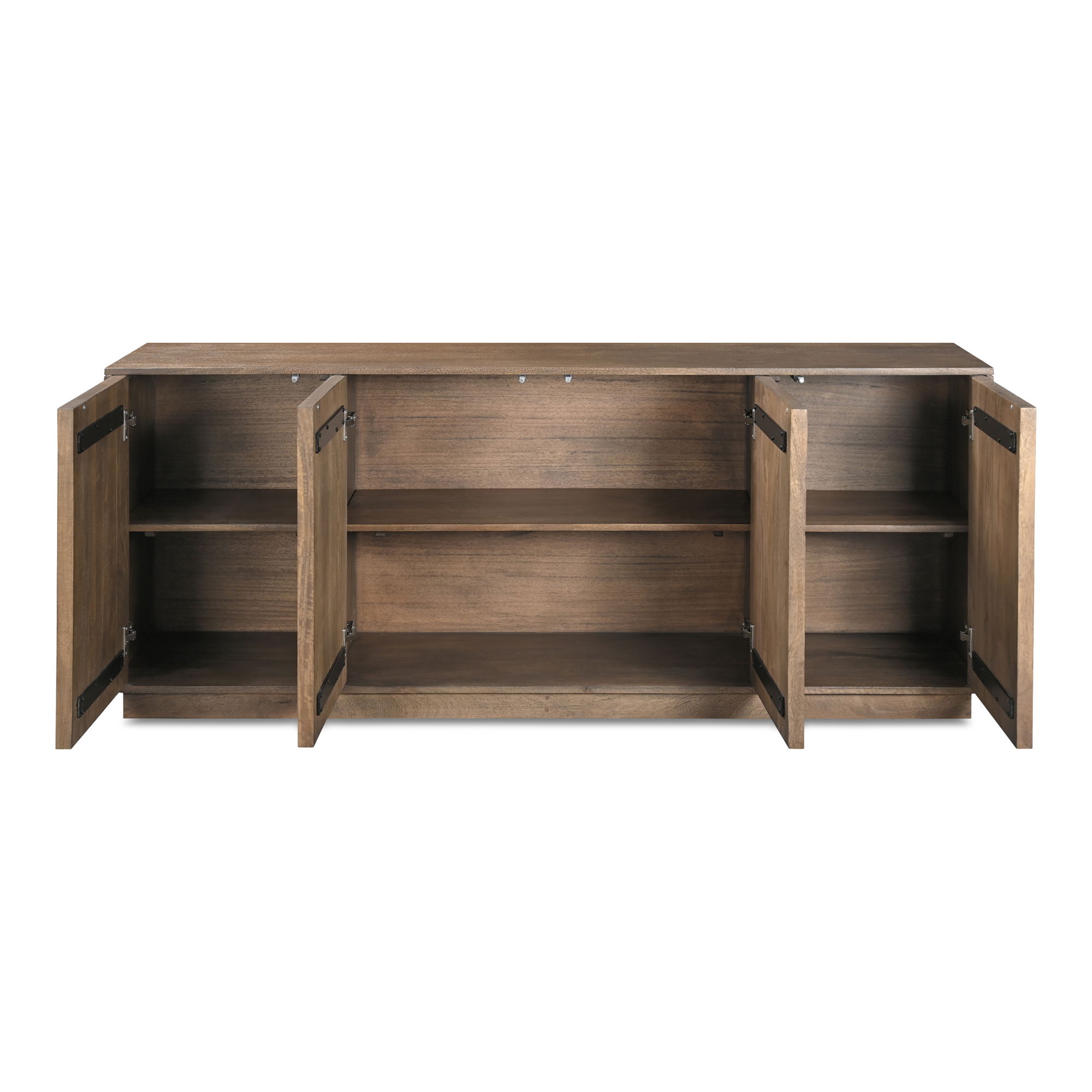 Bowen Sideboard Deep Brown, Cabinets & Sideboard by Moe's Home, 72" width x 30" height x 18" depth View 2