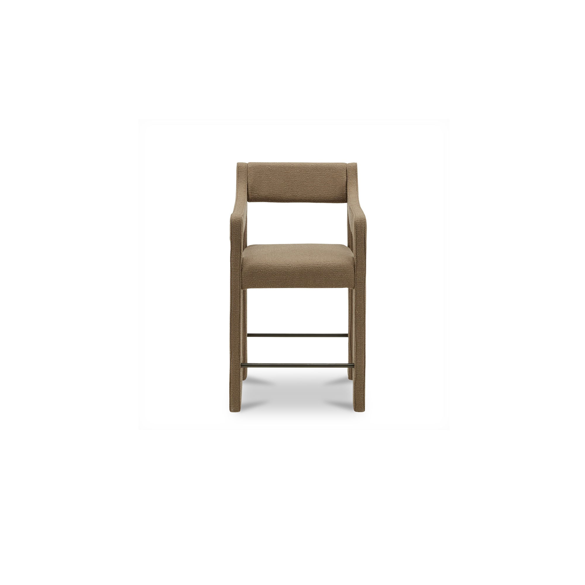 Elise Counter Stool Ochre, Counter & Bar Stool by Moe's Home, 22" width x 39.4" height x 22.4" depth View 1