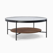 Online Designer Combined Living/Dining Rockville 20" Round Coffee Table, Walnut