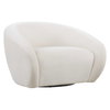 DeSoto Cream Swivel Chair, Accent Chair by Uttermost, 39" width x 28" height x 38" depth thumbnail 5