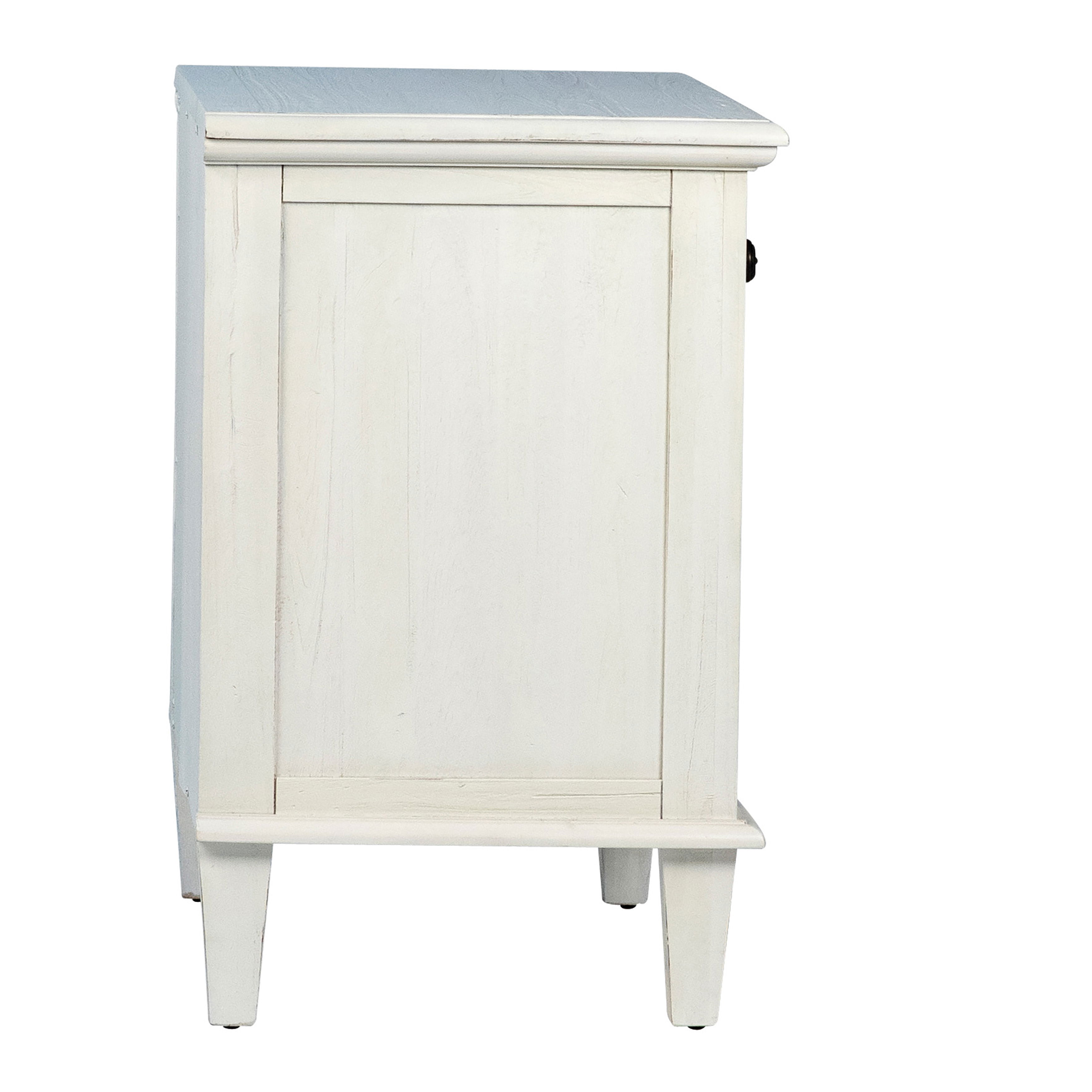 Lugano Nightstand With 3 Drawers large image 