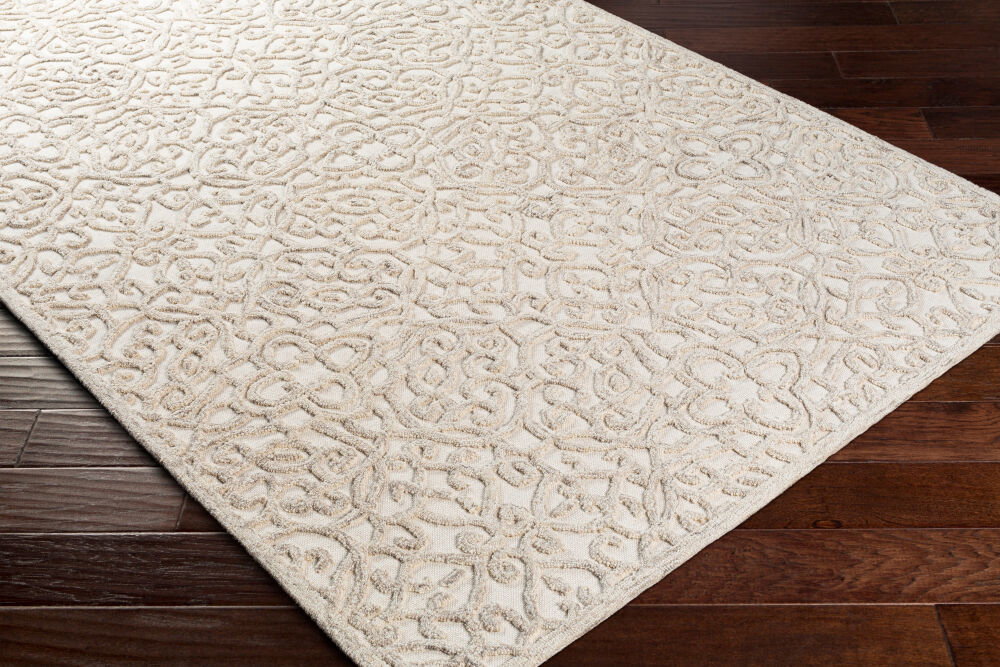 Elegance Handmade Rug, by Surya, 4' length x 2'6" width