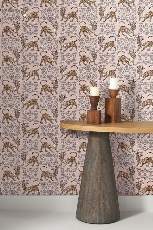 Ferrandi Light Pink Wallpaper