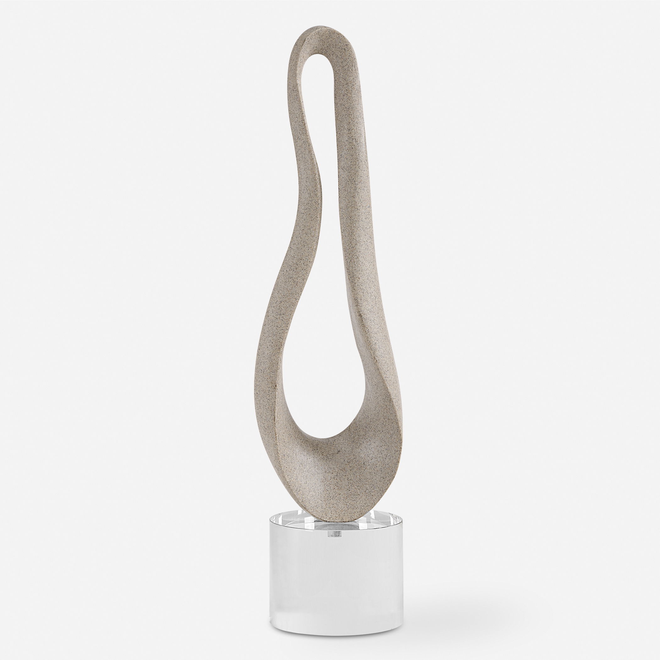 Oval Harmony Sculpture, Decorative by Uttermost, 6.69" width x 25.59" height x 5.91" depth View 1