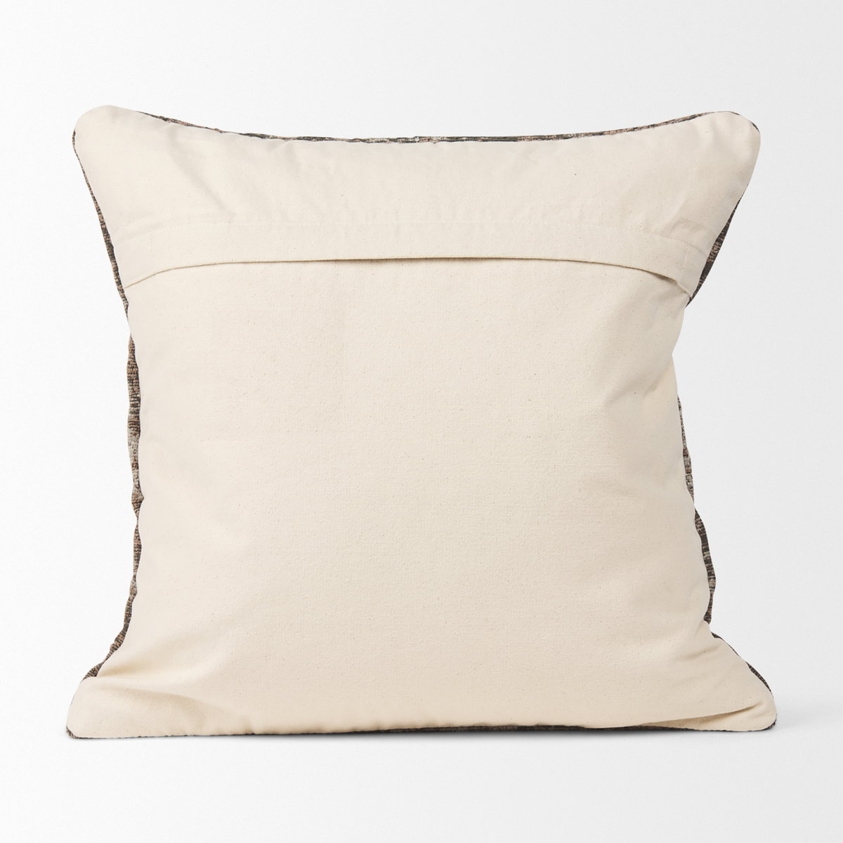 Khloe 20x20 Taupe Square Pillow Cover, Decorative Pillow by Mercana, 20" length x 0.5" width x 20" height View 5