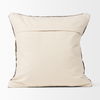 Khloe Taupe Square Pillow Cover thumbnail 4